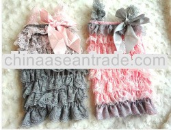 Christmas desgin hot sale zig zag chevron element red white baby girl satin romper