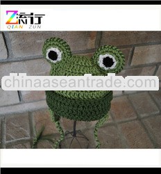 Crochet Hats Animal Frog Design Baby Boy Beanies