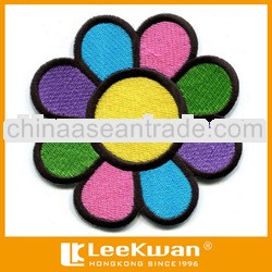 Custom Beautiful Flower Plant Embroidered Patch