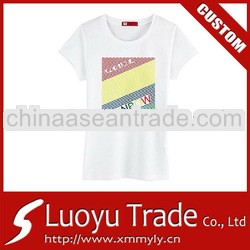 Custom Lady T shirts in low minimum