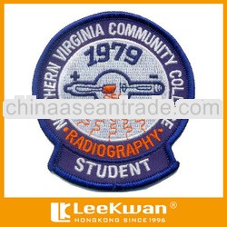 Custom Merrowed Border Embroidered Badge