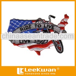 Custom Motorcycle Embroidery Badge