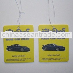Custom design Paper Car Air Freshener for promotion (ecofriendly)