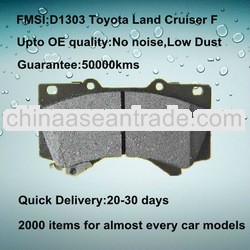 D1303 Non asbestos brake pad for TOYOTA Land Cruiser