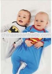 Doomagic baby boys superman batman long sleeves rompers ,children clothes