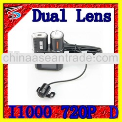 Drop Shipping 720P Dual Lens Car DVR For Taxi Support IR Night Vision I1000(HD-02)