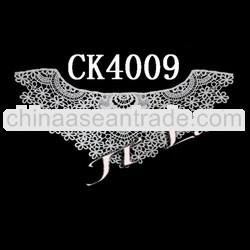 Embroidery cotton collar lace Gaungzhou wholesale CK4009