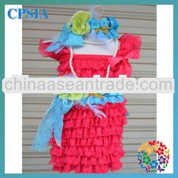 Evening dress with jewelry for girls baby dress outfit