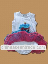 Fashion girl lace rompers