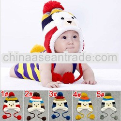 Fleece Warm Winter Knitted Baby Boys Hat