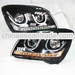 For KIA Sportage LED Head Lamp Angel Eyes 2012 U Type V1