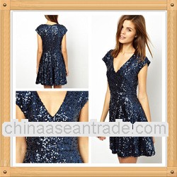 French Connection Spectacular Sparkle Dress in All Over Sequins for women HSL110