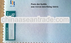 Fusible paste dot interlining nonwoven fabric J0503S