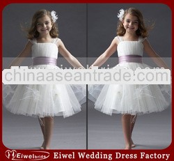 G080 New Lovely Tulle the Most Beautiful Flower Girl Dresses Beach Wedding Flower Girl Dresses