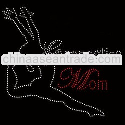 Gymnastics Mom Heat Rhinestone Transfers Designs