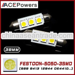 HOT CE & ROHS 39mm 3SMD 5050 lamp led auto