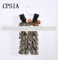 HOT sale! 2013summer baby leopard rompers