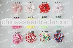 Hand sewn beaded Shabby chiffon Flowers factory price