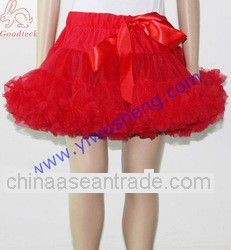 Hot Sale Children Pettiskirt Solid hot pink children pettiskirt for girls