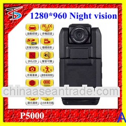 Hot sale! 140 degree wide angle lens P5000 mini vehicle hd dvr