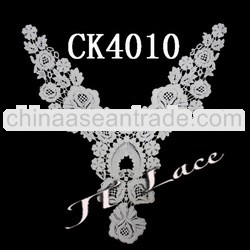 Hot sale embroidery cotton collar lace high quality CK4010