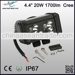 Hotsale Cree 4 inch 9-30V 2pcs*10w cree offroad led light bar for Vehicle SUV ATVs, Trucks