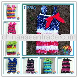 Latest patriotic July 4th Romper American National Day Patriotic Romper cute baby girl clothes baby 