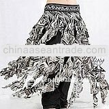 Leopard Tassels tribal belly dance hip scarves, belly dance waist belts (QC1397)