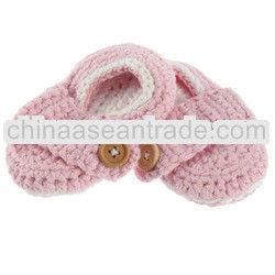 Lovely Cute Handmade Crochet Shoes Newborn Baby Boy Girl Photograph New