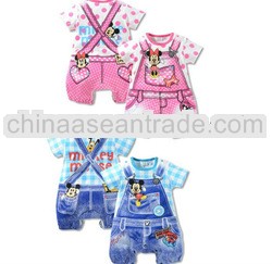 Lovely Infant Jumpsuit Cute Cartoon Baby Romper 2013 New Toddler Bodysuit