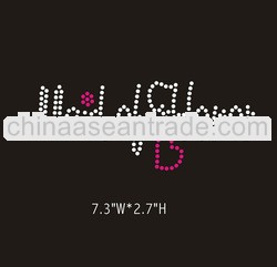 Maid of Honor rhinestone iron on transfer for T-shirt