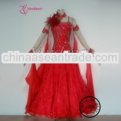Manufacturer 100% Beautiful Red Dance Costumes B-11571