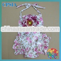 NEW ARRIVAL! baby girl bubble rompers with flowers