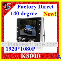 New Video Cameras Hd 1920*1080p With 2.7inch Video Recorder g-Sensor With Retail Box K8000