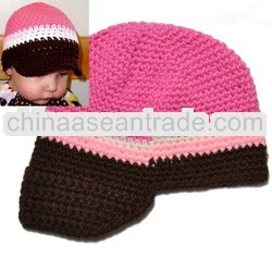 New design baby boys knitting baseball hats