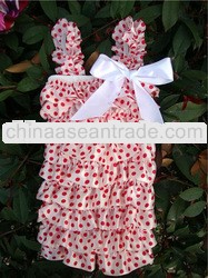 Newborn Baby Girls Aque Blue Lace Petti Romper Straps Bow