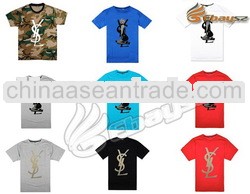 Novelty customized 65 polyester 35 cotton t shirt