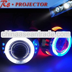 OUSIPU 2011 2.5'' automobile and motorcycle double angel eye ring hid bi-xenon projector len
