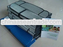 PE bubble car sun shade with cute cartoon logo