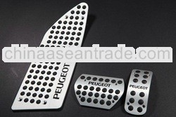 Savanini car pedal pad for Peugeot 307 308 407 408 sporty aluminum pedals AUTOMATIC