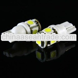 Super bright white light bulb T10 5050 W5W 5 SMD led 12V side lights for cars