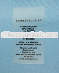 TPU silk screen print label for clothing