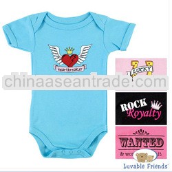 USA Baby Sayings Bodysuit ,Baby Romper- Wild Girl and Boy 0-3,3-6,6-9,9-12 months