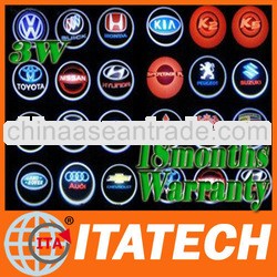 USD4.5 cheap 3d car led light custom,led car logo shadow light