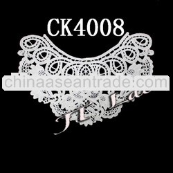 White embroidery cotton collar lace Gaungzhou wholesale CK4008