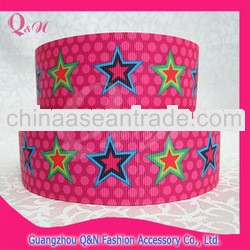 Wholesale Colorful Star Printed Ribbon