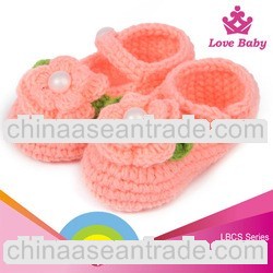 Wholesale hand crochet baby boy shoes