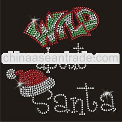 Wild About Santa Wholesale Rhinestone Transfers Design