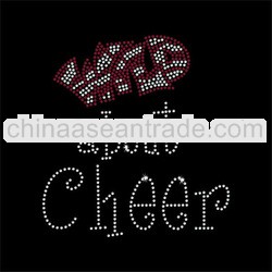 Wild about Cheer Heat Rhinestone Transfers Designs