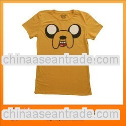 Women Fashion Tshirts Pattern Dark Yellow Wholesale